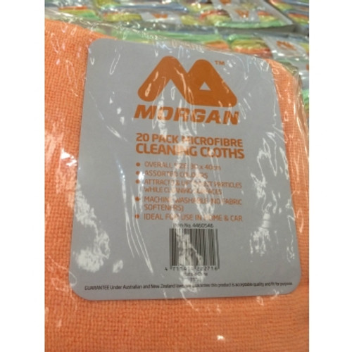 MICROFIBRE CLEANING CLOTHS 30 x 40cm Pk20