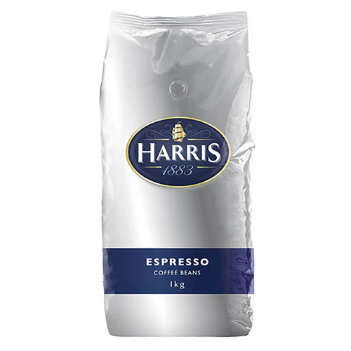 HARRIS ESPRESSO AROMA GOLDWHOLE BEAN COFFEE 1KG BAG