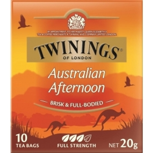 TWININGS TEA BAGS Australian Afternoon Tea Pk10
