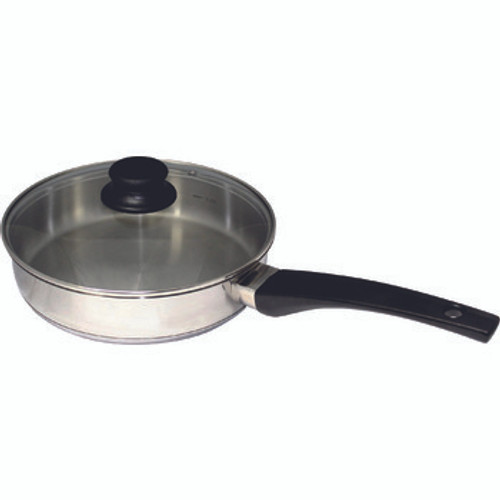 CONNOISSEUR STAINLESS-STEEL FRYPAN WITH LID 24CM