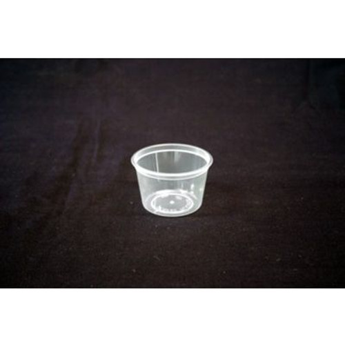 DISPOSABLE ROUND SAUCE CONTAINER 100ml Bx1000