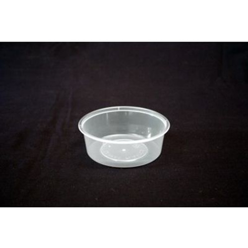DISPOSABLE ROUND CONTAINER 280ml Bx500 (Lids Sold Separately)