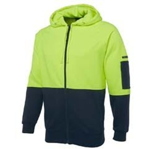 ZIONS FLEECE JACKET Yellow/Navy, Large