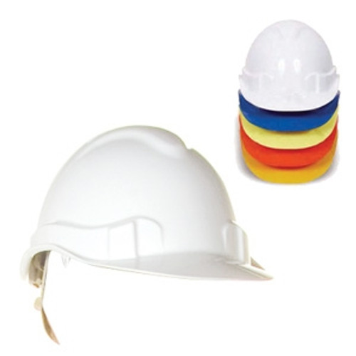 VENTED HARD HAT 6 Point Harness Lightweight, Fluoro Yellow