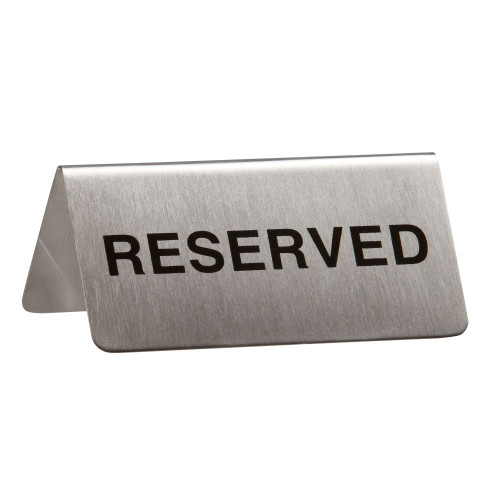 ESSELTE SIGN Reserved Metal *** While Stocks Last ***