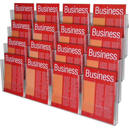 ESSELTE BROCHURE HOLDER A4 16 Comp Wall System ** ETA 28/8/2026 **