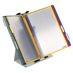 Tarifold Metal Desk Document Display System, A4, 30 Pockets - Assorted (434309)