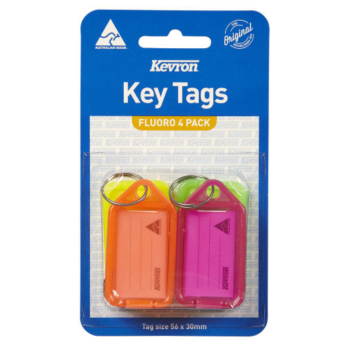 KEVRON ID38 CLICK TAGS Fluoro Pk4 ID38PP4