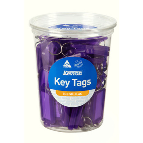 KEVRON ID5 KEYATGS LILAC DISP TUB 50