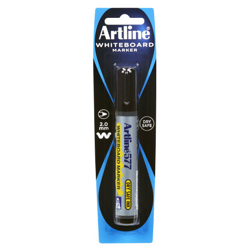ARTLINE 577 WHITEBOARD MARKER Drysafe Med Bullet Blk H Sell