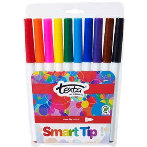 TEXTA SMARTTIP MARKERS Assorted Wallet 10