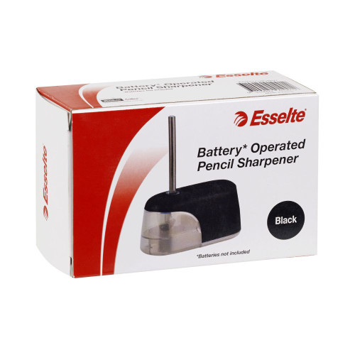 ESSELTE ELECTRIC SHARPENER Battery Powered Black