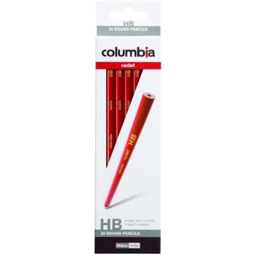 COLUMBIA CADET LEAD PENCIL ROUND HB Pk20