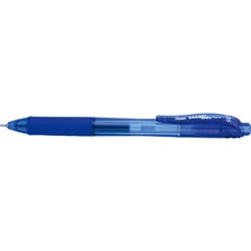 PENTEL ENERGEL X GEL PEN BLN105 Retractable 0.5mm Blue, Bx12