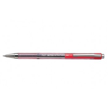 PILOT BP-145 RETRACTABLE BALLPOINT PEN Fine Red Bx12