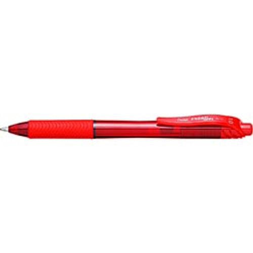 PENTEL ENERGEL X GEL PEN BL110 Retractable 1.0mm Red, Bx12