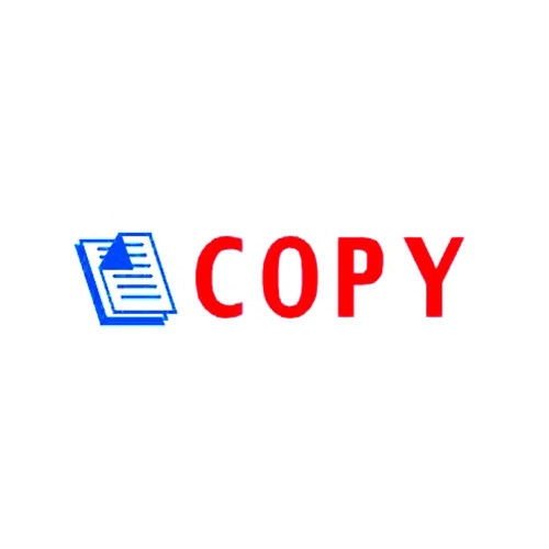 DESKMATE PRE INK STAMP COPY Dual Colour C01B