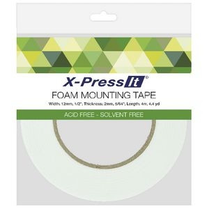 FOAM MOUNTING TAPE 12mm x 4mt