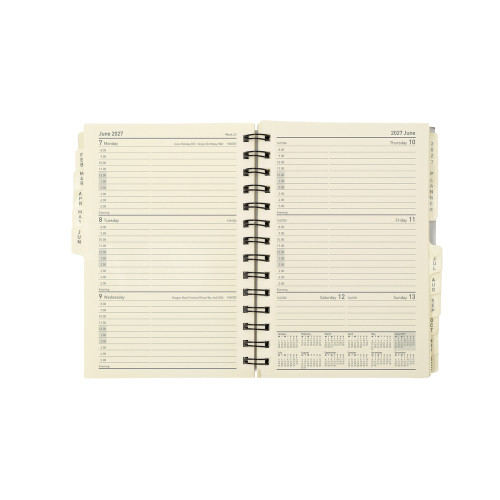 DEBDEN ELITE SERIES DIARIES A5 Refill 1 Day To Page (Suits #1140 Diary) (Pre-Order Now for 2027) ** ETA 30/9/2026 **