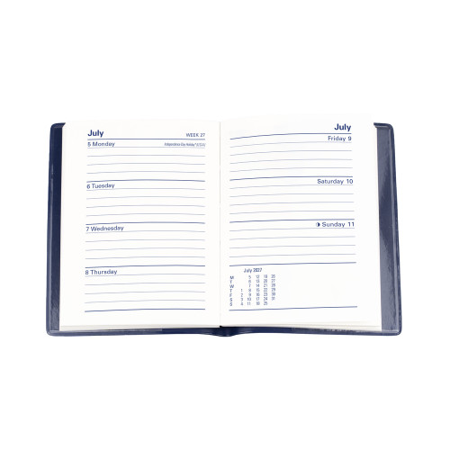 COLLINS BELMONT POCKET DIARIES #337P 105x74mm Week To Opening W/Pencil Black (Pre-Order Now for 2027) ** ETA 30/9/2026 **