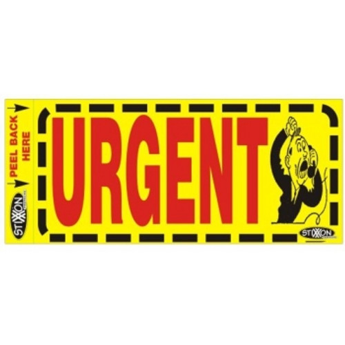 STIXXON LABEL 'URGENT' 130mm x 60mm Bx500