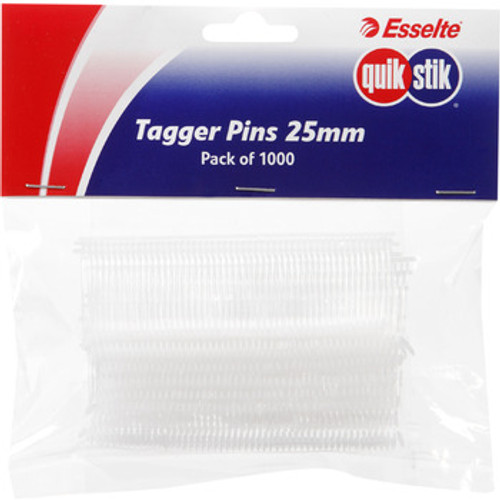 QUIKSTIK PINS TAG FINE 25MM PACK 1000