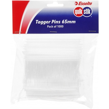 QUIKSTIK PINS TAG FINE 65MM PACK 1000