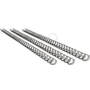 BINDING WIRE 7.9mm 3:1 34 Loop Silver Pk100
