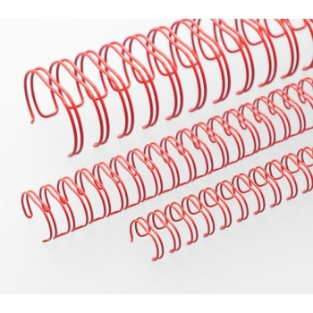 BINDING WIRE 9.5mm 3:1 34 Loop Red Pk100