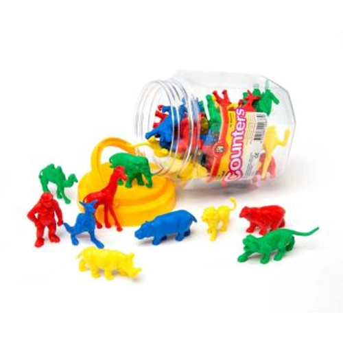 WILD ANIMAL COUNTERS JAR OF 40