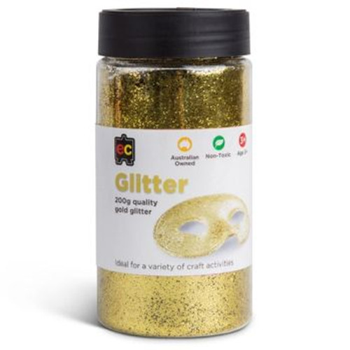 GLITTER JAR 200G - GOLD