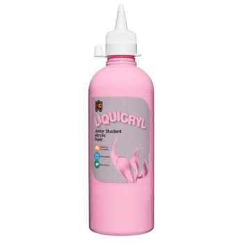 LIQUICRYL JUNIOR STUDENT ACRYLIC 500ML PINK