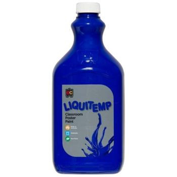 EDUCATIONAL COLOURS LIQUITEMP PAINT 2L BRILLIANT BLUE
