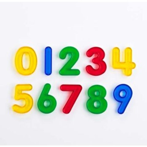 TRANSPARENT NUMBERS 10 PIECE SET