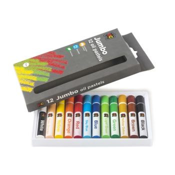 JUMBO OIL PASTELS PK OF 12