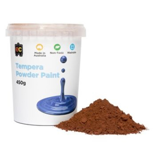 TEMPERA POWDER 450GM BROWN