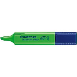 Staedtler 364 Textsurfer Classic Highlighter - Green, Pack of 10