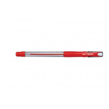 UNIBALL LAKUBO BALLPOINT PEN 1.0mm Red, Each