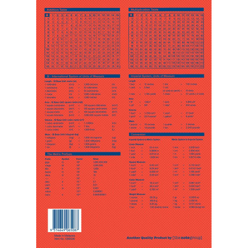 WRITER PREMIUM A4 48PG EXERCISE BOOK 9MM DOTTED THIRDS + MARGIN