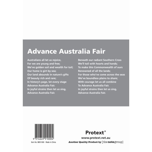 PROTEXT PP COVER STUDENT NOTE BOOK DARK GREY 250mmL x 175mm W64 PAGE SINGLE RULED 10MM