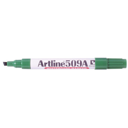 ARTLINE 509A WHITEBOARD MARKER Medium Chisel Green, Each