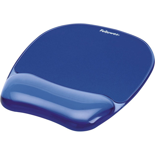 FELLOWES GEL WRIST REST & MOUSE PAD CRYSTALS