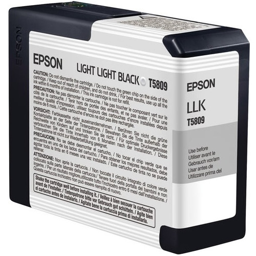 EPSON ULTRACHROME K3 80ML LIGHT LIGHT BLACK PIGMENT INK CARTRIDGE Suits Epson Stylus Pro 3800 / 3880