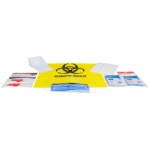 REGULATOR BIOHAZARD PLASTIC SPILL KIT First Aid Module 13 x 21 x 7.5cm