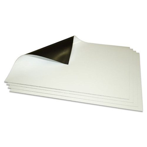 A4 MAGNETIC SHEET WHITE A4 300mm x 210mm 0.4mm  Gloss 59094PVCG VWMSA4W