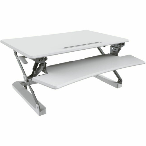 SYLEX ARISE DESKALATOR HEIGHT 890mm x 580mm Medium White (suits dual monitors)