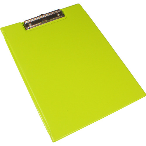 BANTEX A4 PVC CLIPFOLDER - LIME A4 CLIPFOLDER - LIME