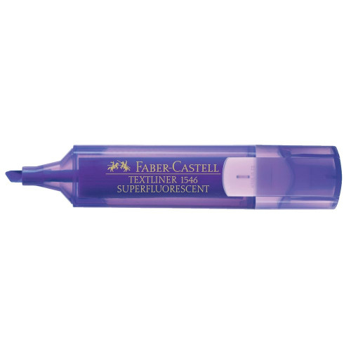 Faber-Castell Textliner 46 Highlighter Ice Superfluorescent Violet, Each