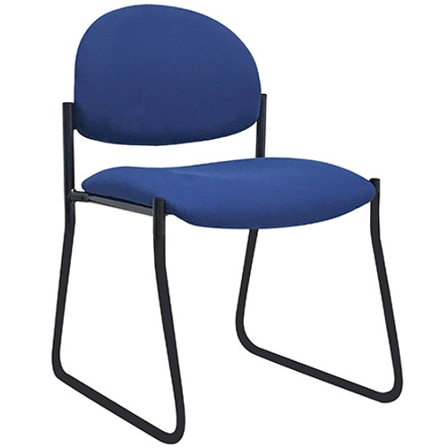 Melba Sleigh Side Chair Blue