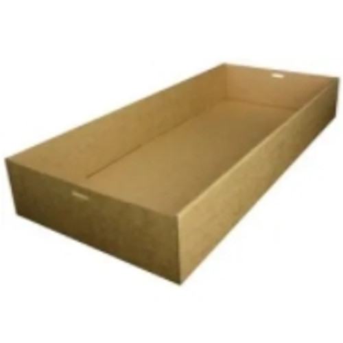 PNC Kraft Catering Tray #3 558 x 252 x 80mm Carton of 50 (Uses PN-ECT3L Lid - Sold Seperately)